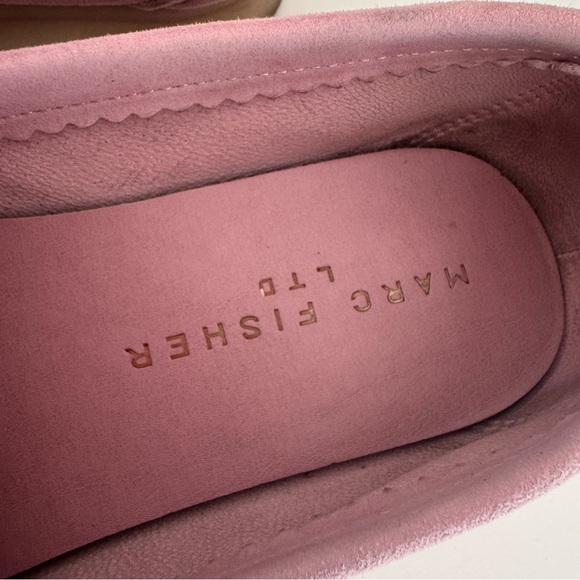 Marc Fisher Suede Pink Women’s Loafer - Picture 5 of 7